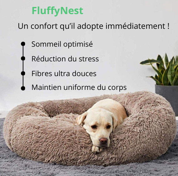 Panier Fluffy pour chien